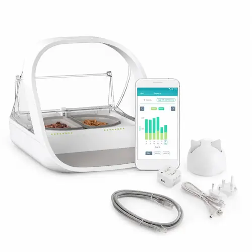 Precis lanserat - Sure Petcare Surefeed Pack Connect Automatic Feeder with Microchip + Connect Hub