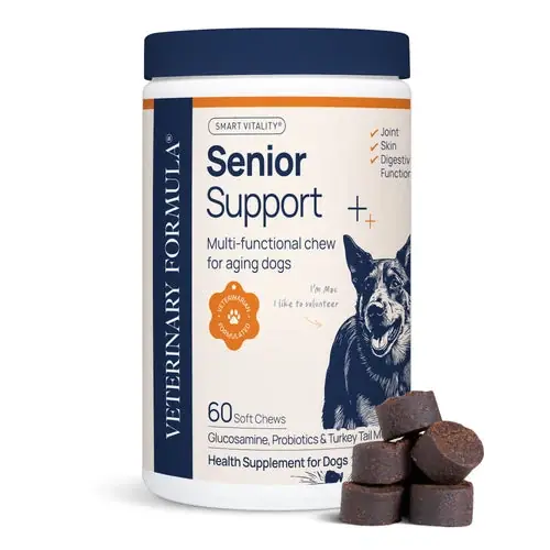 Skynda dig | Veterinary Formula Senior Support Supplement Chews for Dogs, 60 Count
