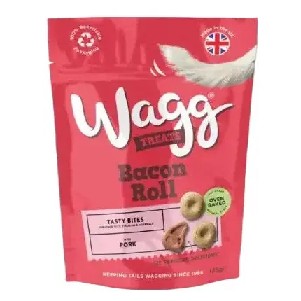 Spara mer | Wagg Bacon Roll Treat 125gm