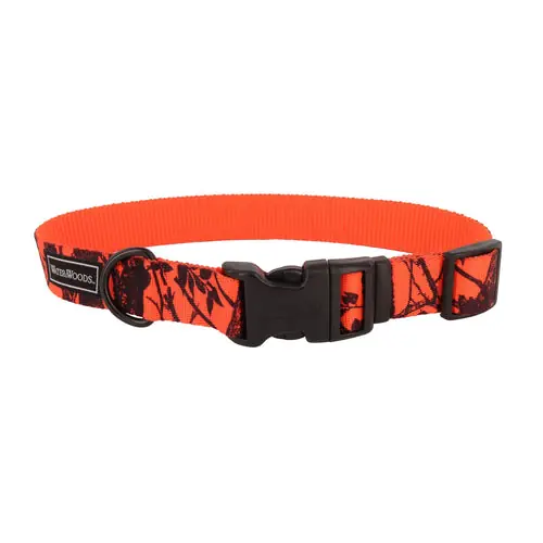 Premiumkvalitet - Water & Woods™ Blaze Adjustable Patterned Dog Collar, Medium