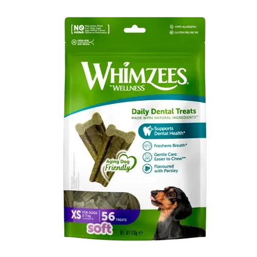 Handla nu - Whimzees Soft Value Bags XS – 56 ST
