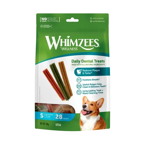 Whimzees Sticks S 28 ST – 420 G - Väl omtyckt