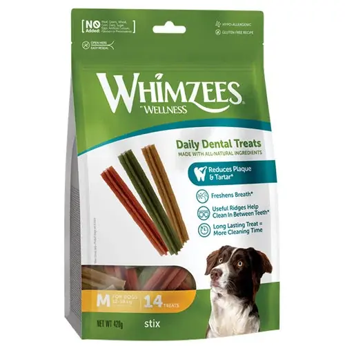 Säker betalning - Whimzees Stix Medium 14’s