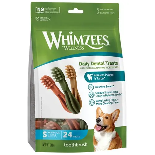 Whimzees Toothbrush Star Small 24’s | Handla online