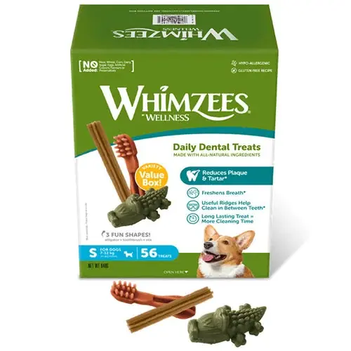 Specialpris | Whimzees Value Variety Small Dogs 56’s