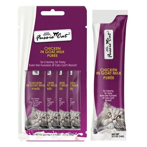 Populär | Fussie Cat Chicken Goat Milk Puree