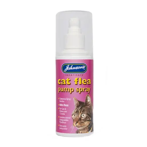 Johnsons Pump Cat Flea Spray 100ml | Snabb leverans