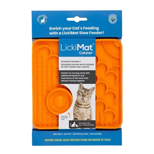 Efterfrågad - Lickimat Cat Catster Orange