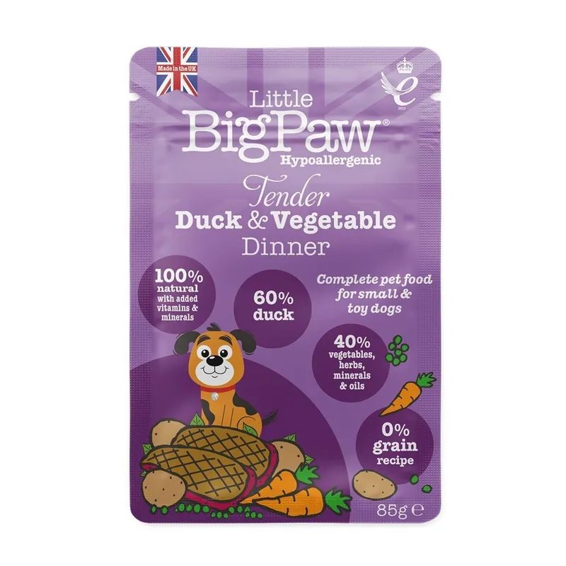 Expressfrakt - Little BigPaw Tender Duck & Vegetables Dinner