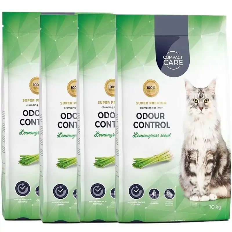 Efterfrågad - Compact Care Odour Control 4x10 kg