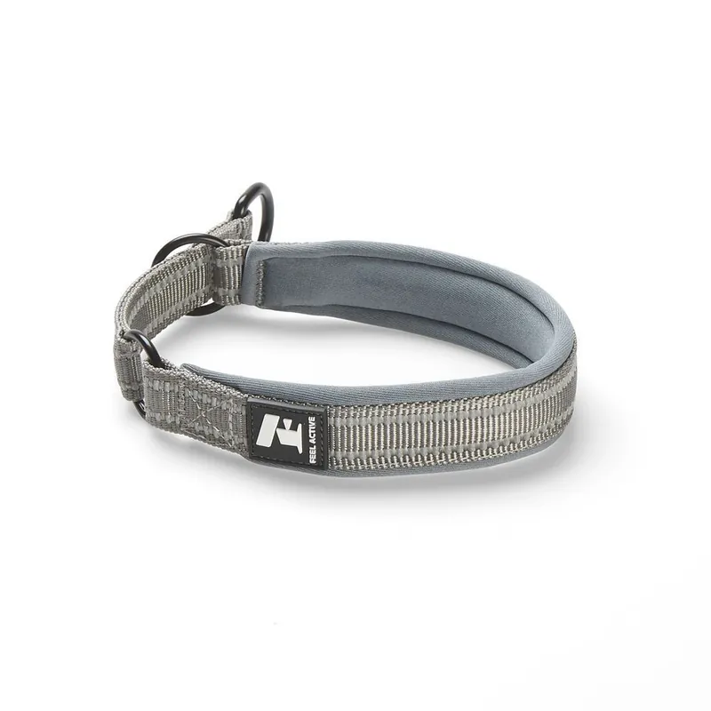 Kundernas favorit | Feel Active Padded Limited Slip Halsband Grå