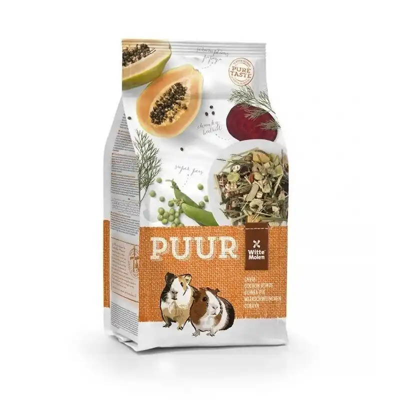 Mycket populär | PUUR Marsvinsfoder 2,5 kg