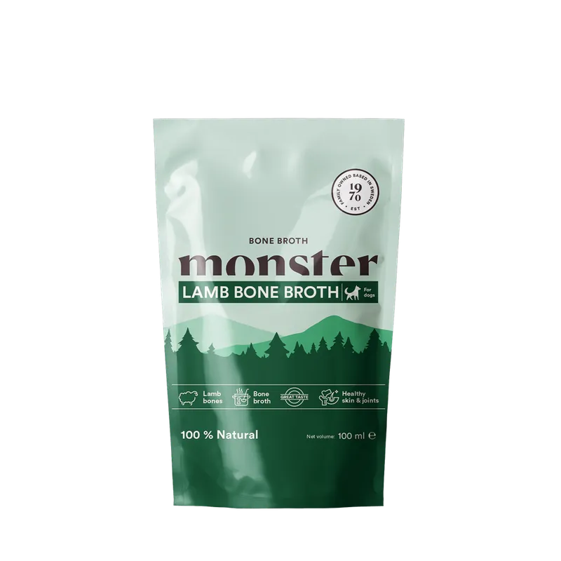 Monster Dog Bone Broth Lamb 100 ml | Premium