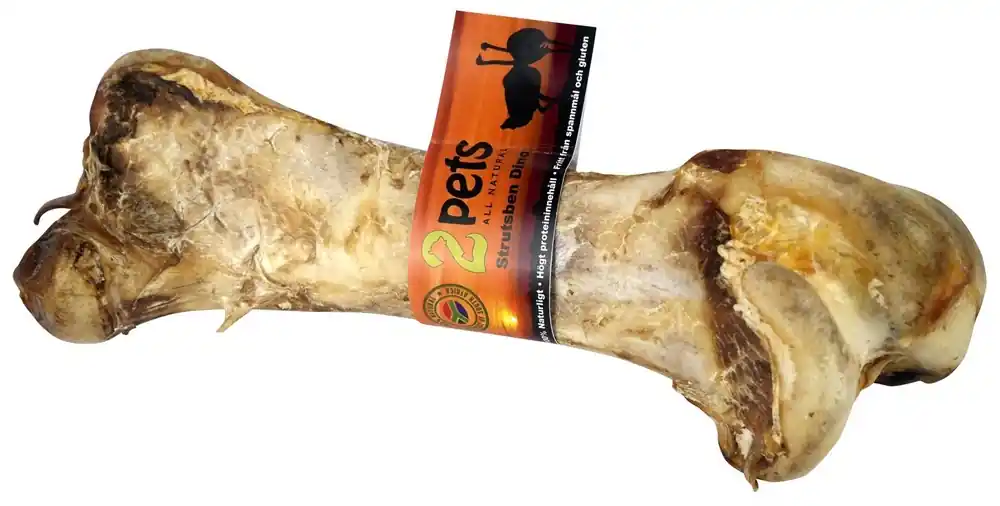 Nyinkommet - Hundgodis 2pets strutsben Dino 30 cm