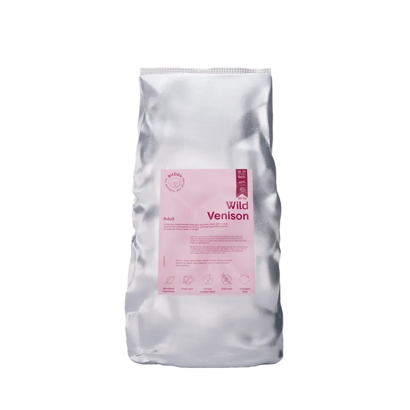 Buddy Wild Venison 17 kg | Nedsatt pris