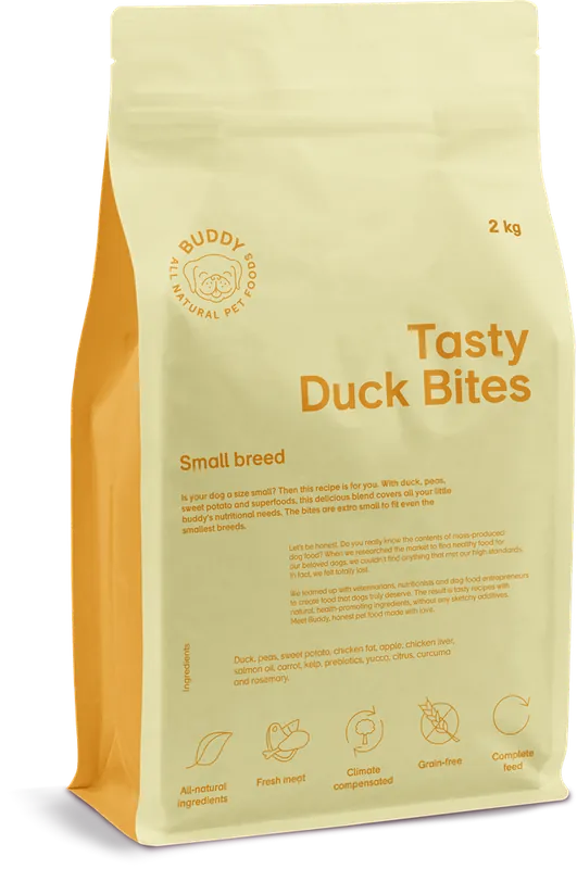 Buddy Tasty Duck Bites 2 kg - Topprodukt