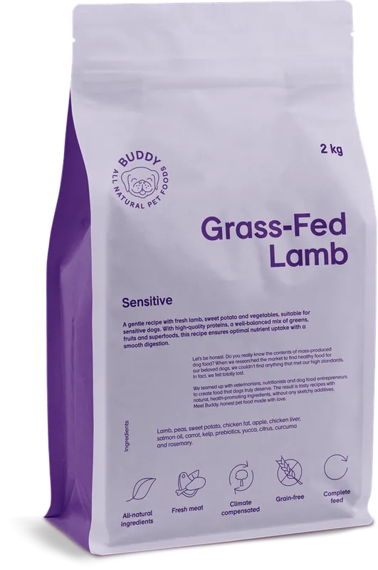 Sänkt pris | Buddy Grass-Fed Lamb 2 kg