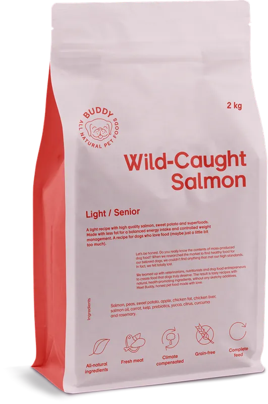 Sista chansen - Buddy Wild-Caught Salmon 2 kg