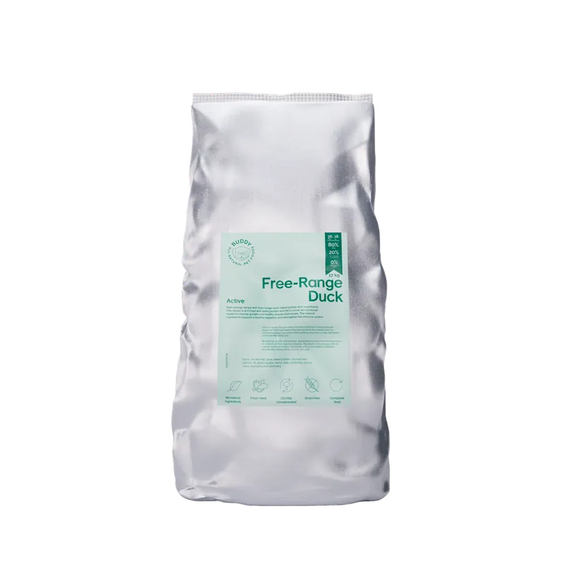 Missa inte - Buddy Free-Range Duck 17 kg