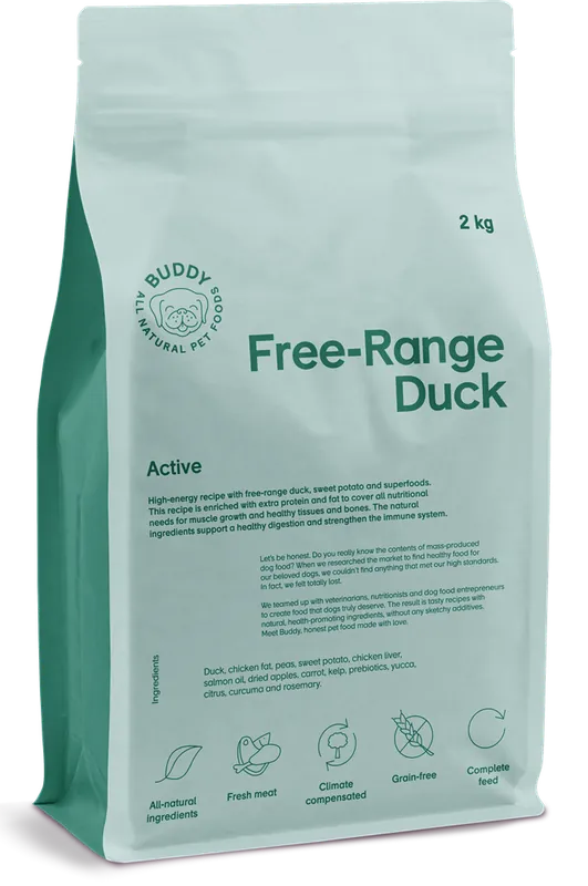 Buddy Free-Range Duck 2 kg - Specialpris