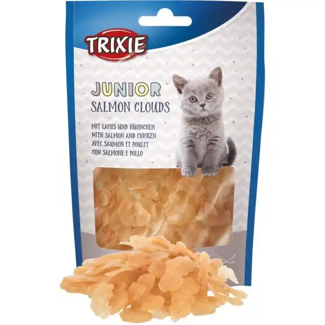 Kattgodis Trixie Junior Salmon Clouds 40 g | Expressfrakt