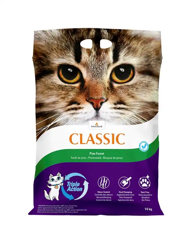 Kattsand Intersand Classic Pine Forest 14 kg - Rabatt