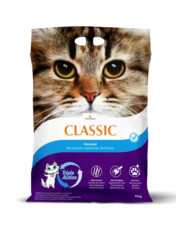 Kattsand Intersand Classic Unscented 14 kg | Missa inte