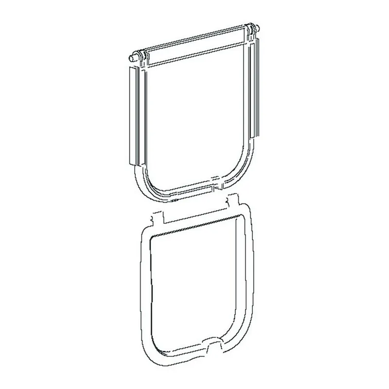 Prissänkt - Lucka 406 Ferplast Swing 5 & 7 Brun