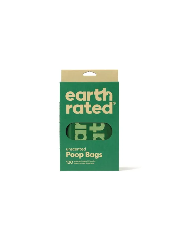 Nyhet - Bajspåsar Earth Rated med handtag Unscented