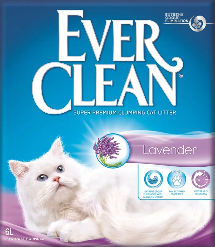 Rabatter | EverClean Kattsand Fresh Lavender 6 l