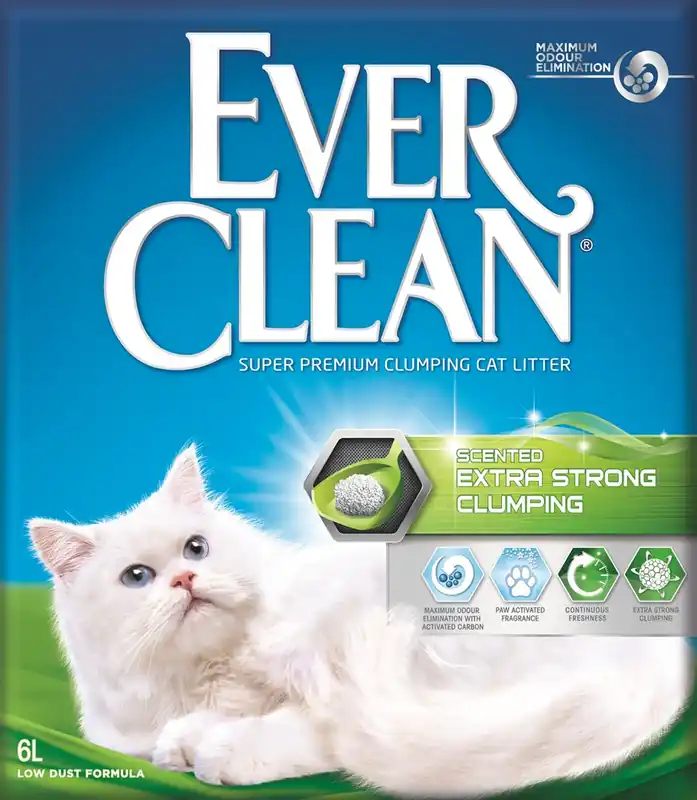 Trygg betalning | EverClean Kattsand Extra Strong Scented 6 l