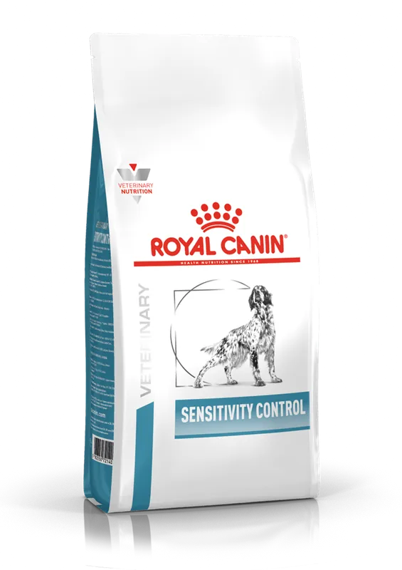 Nyhet i sortimentet | Royal Canin Veterinary Diets Derma Sensitivity Control torrfoder för hund 14 kg