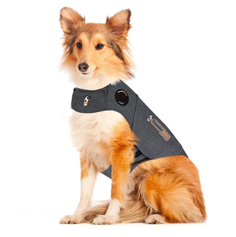 Orosdämpande tröja Thundershirt Grå M - Favorit hos kunderna