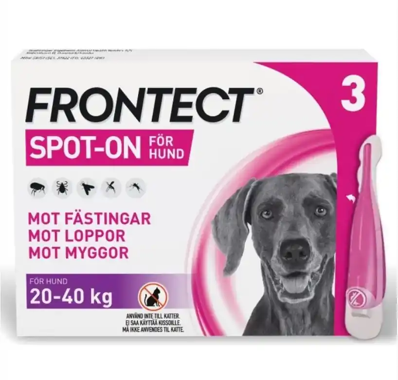 Lågt pris | Frontect 20-40 kg, spot-on, lösning 3x4 ml