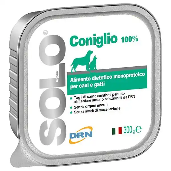 Ta chansen - Allergifoder DRN SOLO Kanin Hund & Katt 300 g