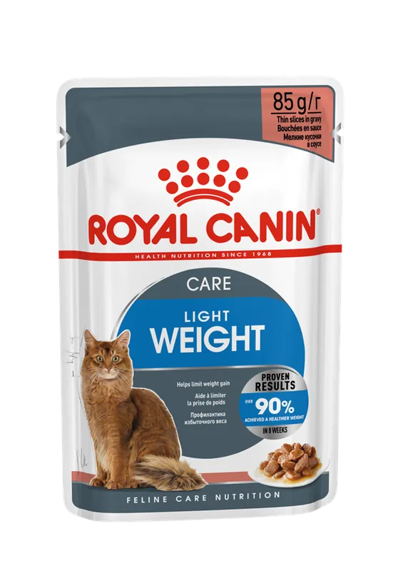 Royal Canin Light Weight Gravy Våtfoder för katt 12x85 g | Nyligen lanserat