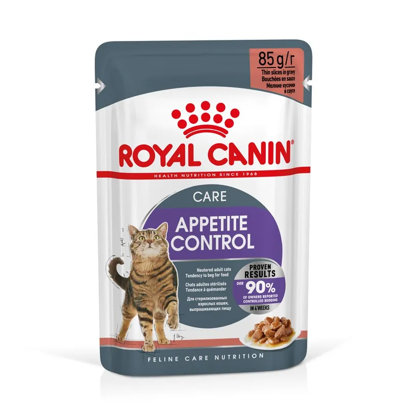 Expressleverans - Royal Canin Appetite Control Gravy Våtfoder för katt 12x85 g