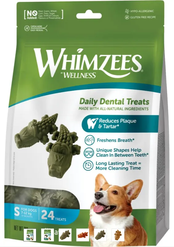 Kundernas favorit - Whimzees Alligator S 24 st