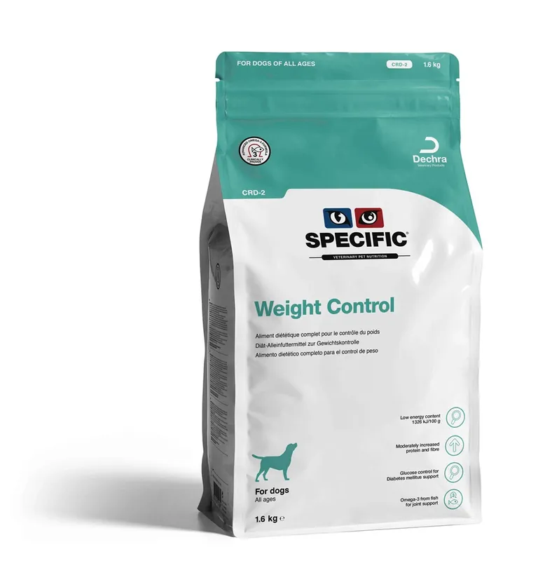 Specific CRD-2 Weight Control Dog 1,6 kg - Populär