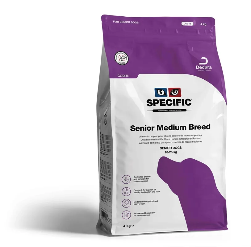 Specific CGD-M Senior Medium Breed Dog 4 kg | Fabrikspris