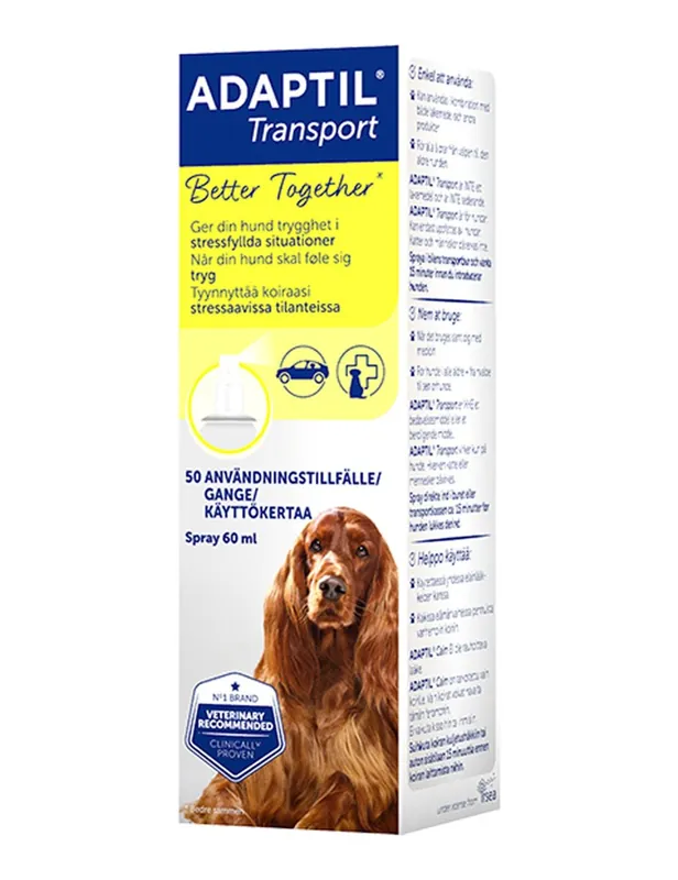 Trygghetssprej Adaptil Transport 60 ml - Rea