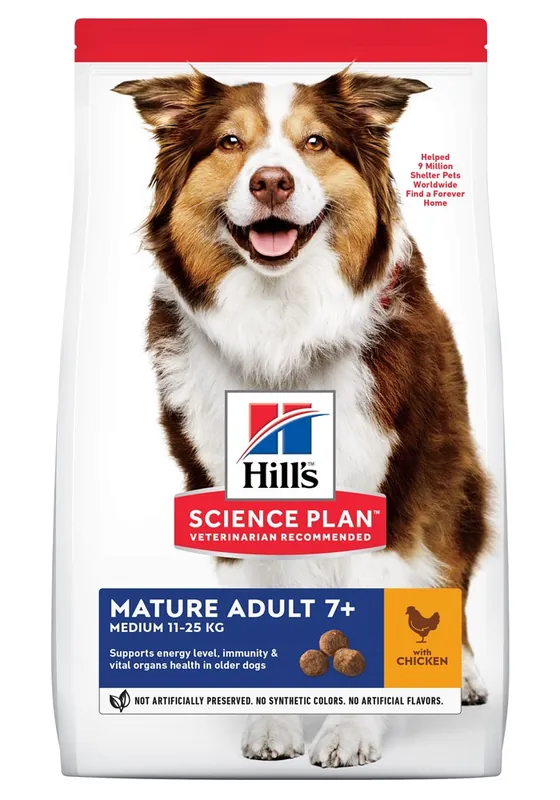 Hills Science Plan Canine Mature Medium Chicken 18 kg | Efterfrågad
