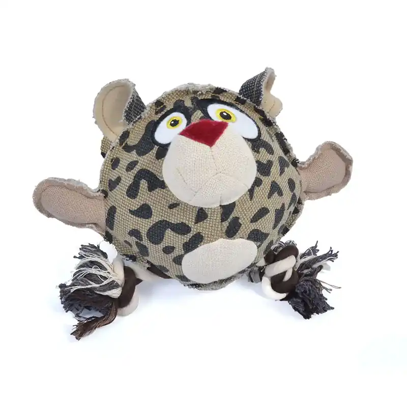 Premium - Hundleksak Duvoplus Leopard Canvas