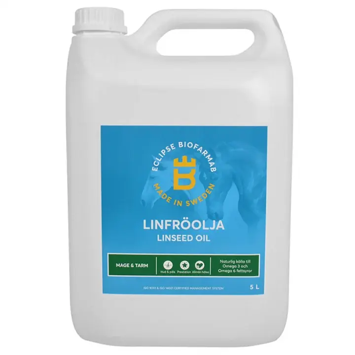 Nytt i webbutiken | Linfröolja 5L