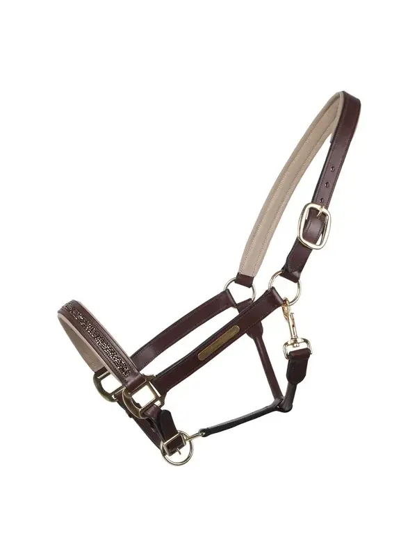 Precis inkommet - Lädergrimma Lupine Brun/Beige