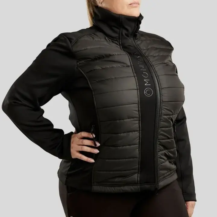Hybridjacka Emma Softshell Curve Svart | Fabrikspris