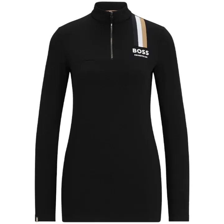 Funktionströja Lia Signature Stripe Svart | Rea