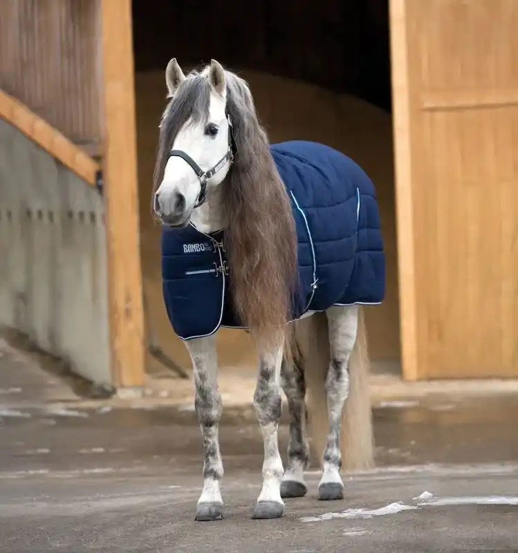 Mycket efterfrågad - RAMBO STABLE RUG 200 G NAVY