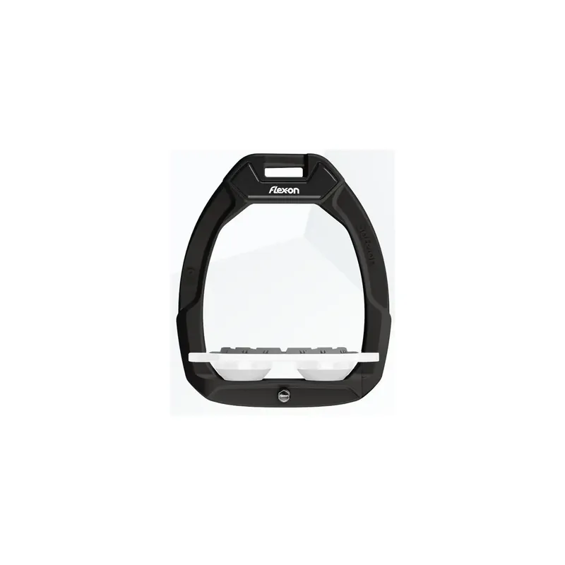 Slutrea | Säkerhetsstigbyglar Flat Grip Svart/Vit/Vit Flex-On Safe-On