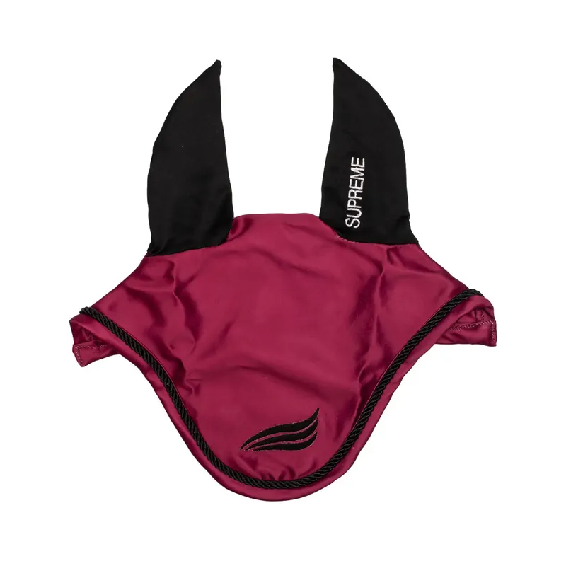Specialpris | Satin flughuva för hästar med elastiska öron Supreme